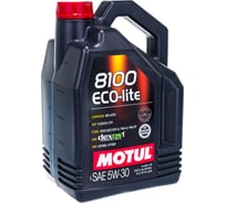 Синтетическое масло 8100 ECO-lite 5W30 5л MOTUL 108214