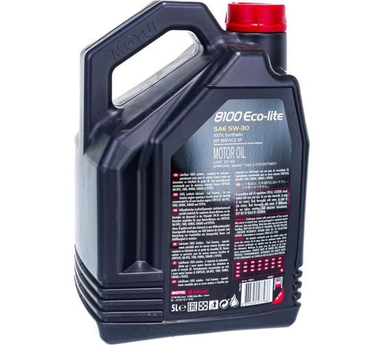 Синтетическое масло 8100 ECO-lite 5W30 5л MOTUL 108214