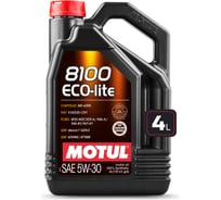 Синтетическое масло 8100 ECO-lite 5W30 4л MOTUL 108213