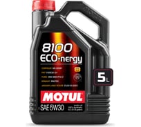 Синтетическое масло 8100 ECO-nergy 5W30 5л MOTUL 102898