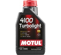 Моторное масло 4100 Turbolight 10W40 1л MOTUL 102774