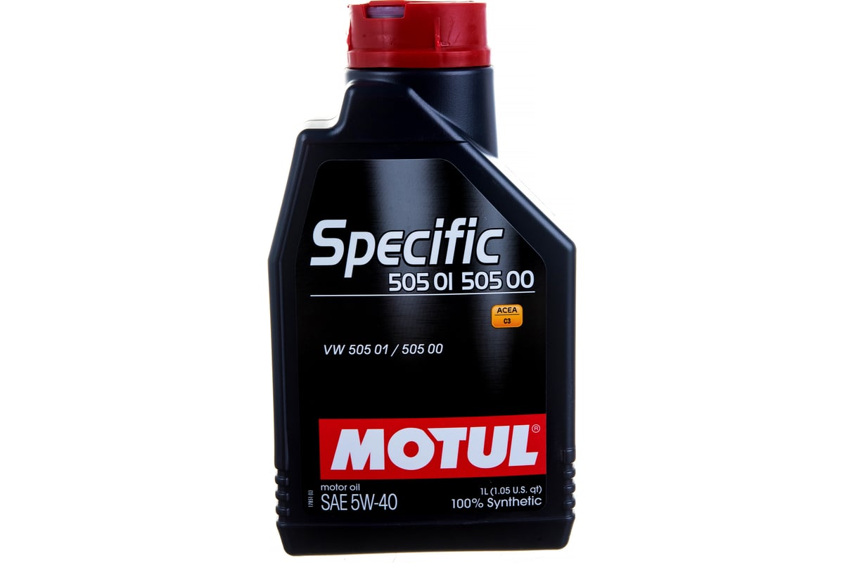 Синтетическое масло Specific 505.01 5W40 1л MOTUL 101573