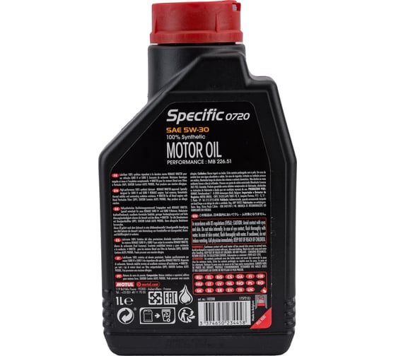 Синтетическое масло Specific RN 0720 5W30 1л MOTUL 102208