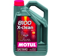 Синтетическое масло 8100 X-clean 5W40 5л MOTUL 102051