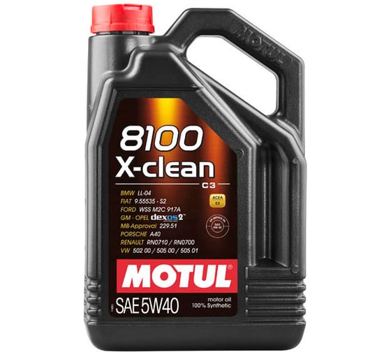 Синтетическое масло 8100 X-clean 5W40 4л  MOTUL 104720