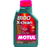 Синтетическое масло 8100 X-clean 5W40 1л MOTUL 102786