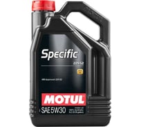 Синтетическое масло Specific 229.52 5W30 5л MOTUL 104845