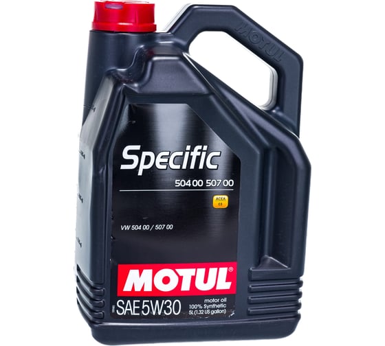 Синтетическое масло Specific VW 504 00 507 00 5W30 5л MOTUL 106375
