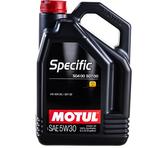 Синтетическое масло Specific VW 504 00 507 00 5W30 5л MOTUL 106375