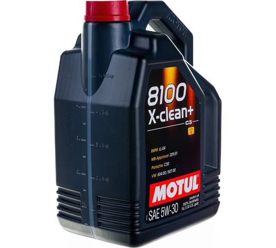 Синтетическое масло 8100 X-clean+ SAE 5W30 5л MOTUL 106377