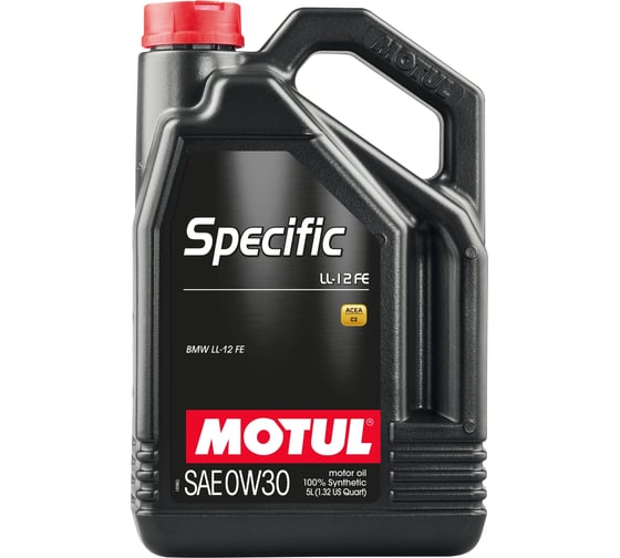 Синтетическое масло SPECIFIC BMW LL-12 FE 0W30 5л MOTUL 107302 1