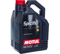 Синтетическое масло SPECIFIC 913D 5W30 5л MOTUL 104560