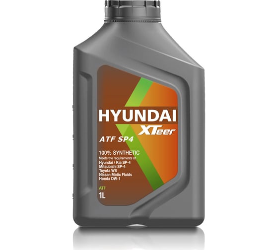 Трансмиссионное масло для АКПП синтетическое ATF SP4, 1 л HYUNDAI XTeer 1011006