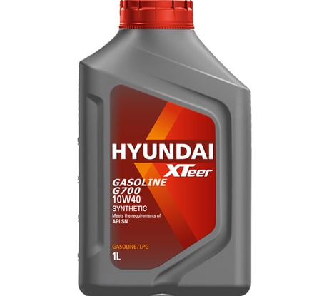Моторное масло синтетическое Gasoline G700 10W40 SN, 1 л HYUNDAI XTeer 1011009