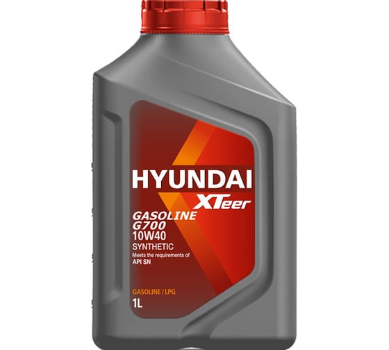 Моторное масло синтетическое Gasoline G700 10W40 SN, 1 л HYUNDAI XTeer 1011009 1