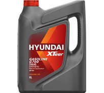 Моторное масло синтетическое Gasoline G700 5W40 SN, 6 л HYUNDAI XTeer 1061136