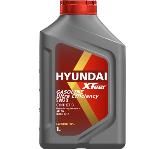 Моторное масло синтетическое Gasoline Ultra Efficiency 5W20, 1 л HYUNDAI XTeer 1011013