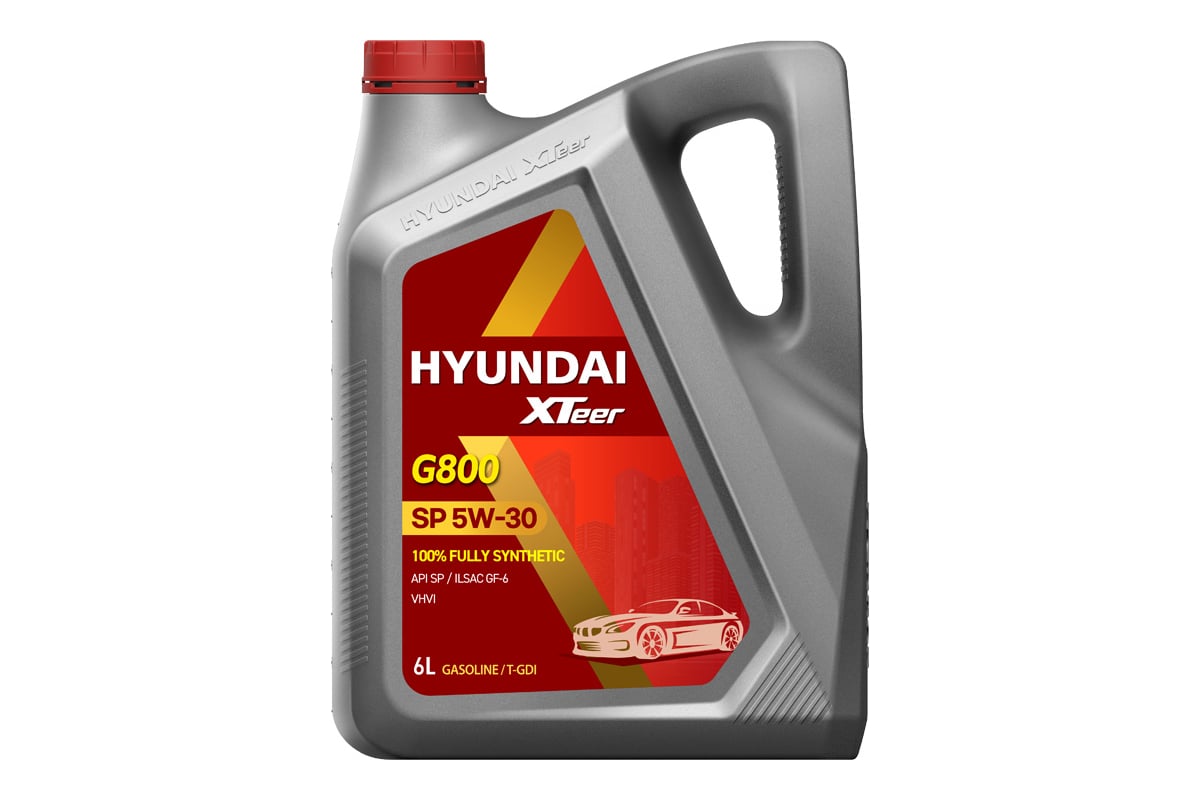 Моторное масло синтетическое Gasoline Ultra Protection 5W30, 6 л HYUNDAI  XTeer 1061011 - выгодная цена, отзывы, характеристики, фото - купить в  Москве и РФ