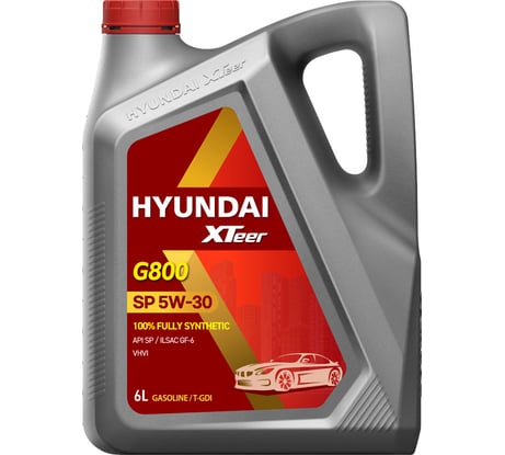 Моторное масло синтетическое Gasoline Ultra Protection 5W30, 6 л HYUNDAI XTeer 1061011