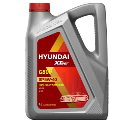 Моторное масло синтетическое Gasoline Ultra Protection 5W40 SP 4 л HYUNDAI XTeer G800 1041126