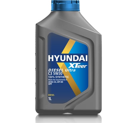 Моторное масло синтетическое HYUNDAI XTeer D700 C2/C3 5W30, 1 л, 1011224