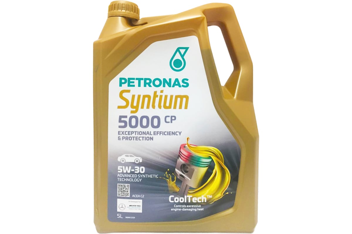 Моторное масло Petronas SYNTIUM 5000 СР синт. 5W30, 5л/4 , API SN/CF ...
