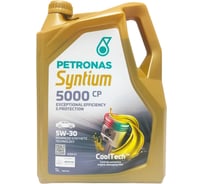 Моторное масло Petronas SYNTIUM 5000 СР синт. 5W30, 5л/4 , API SN/CF, ACEA A5/B5, С2, RN0700, PSA B71 2290 70606M12EU