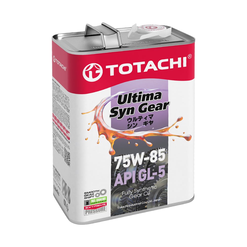 Трансмиссионное масло TOTACHI синтетическое Ultima Syn Gear 75W-85, GL ...