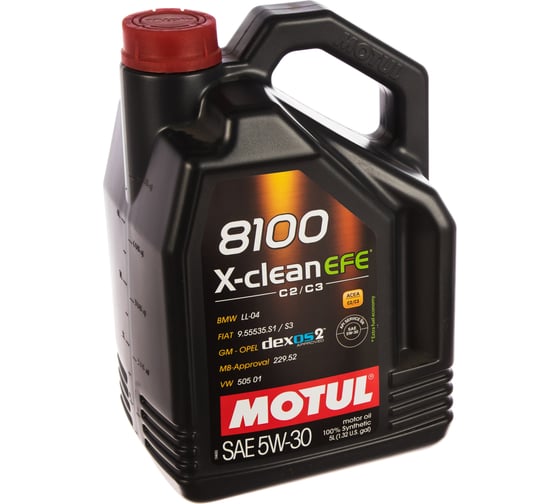 Моторное масло 8100X-сlean EFE 5W30 5л MOTUL 109471