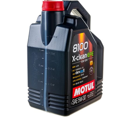 Моторное масло 8100X-сlean EFE 5W30 5л MOTUL 109471