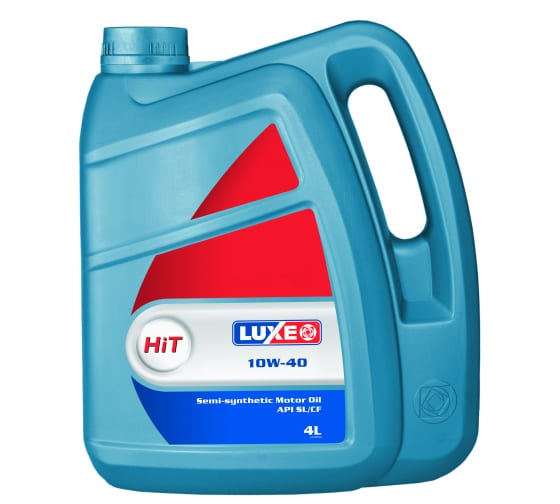 Моторное масло HIT полусинтетика 10W40, SL/CF, 4л LUXЕ 121 1