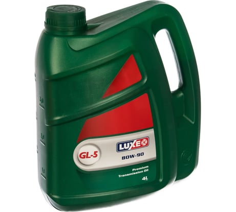 Трансмиссионное масло GL5, 80W90, 4л LUXЕ 538