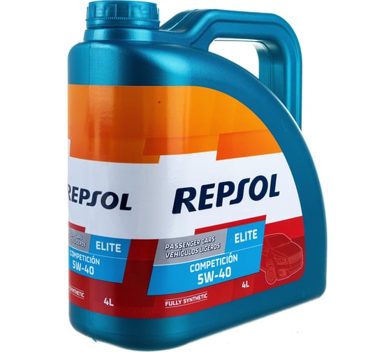 Моторное масло REPSOL ELITE COMPETICION 5W40 4L 6058/R 6058R