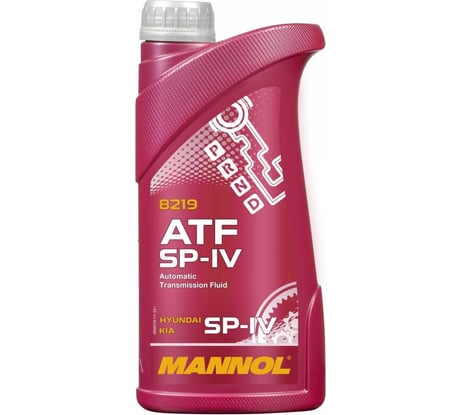 Трансмиссионное масло MANNOL ATF SP-IV 1 л, синтетическое 82191