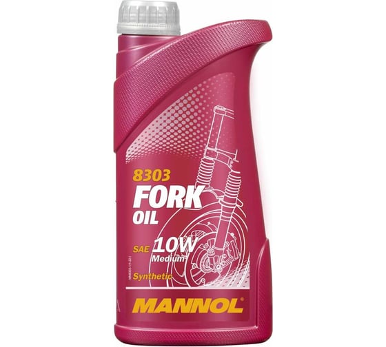  масло MANNOL FORK OIL 10W, 1 л, синтетическое 83031 - выгодная .