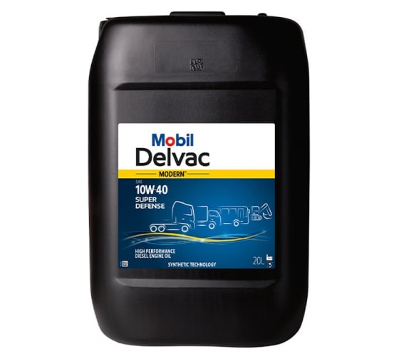 Масло MOBIL DELVAC Modern 10W-40 Super Defense, 20л 157060 1