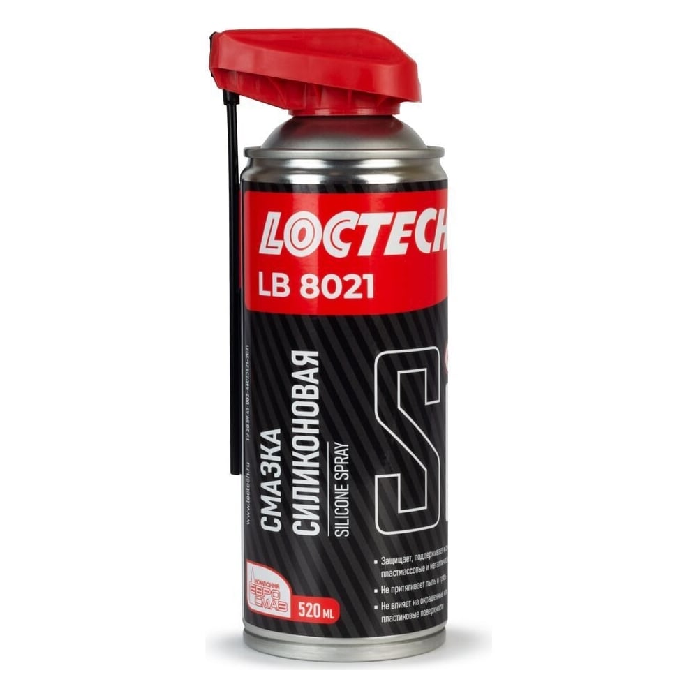 Силиконовая смазка LOCTECH аэрозоль 520 мл 8021 8021520 - выгодная цена ...