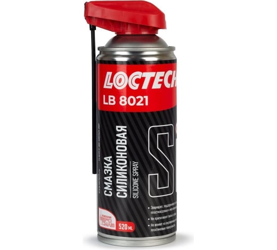 Силиконовая смазка LOCTECH аэрозоль 520 мл 8021 8021520