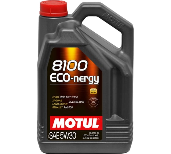 Синтетическое масло 8100 ECO-nergy 5W30 5л по цене 4-х MOTUL 109352 1