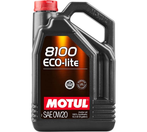 Синтетическое масло 8100 ECO-lite 0W20 5 л MOTUL 109516