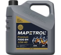 Моторное масло MAPETROL PREMIUM 7000 SN, 10W-40, 4 л MAP0022