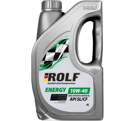 Моторное масло Rolf energy sae 10w-40, api sl/cf, 4 л 322425