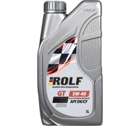 Моторное масло Rolf gt sae 5w-40, api sn/cf, 1 л 322437