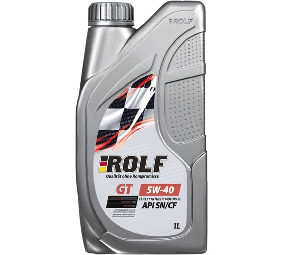 Моторное масло Rolf gt sae 5w-40, api sn/cf, 1 л 322437