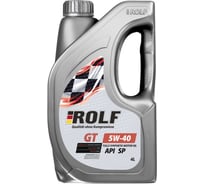 Моторное масло Rolf gt sae 5w-40, api sn/cf, 4 л 322436