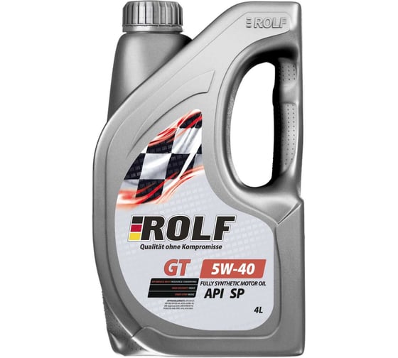 Моторное масло Rolf gt sae 5w-40, api sn/cf, 4 л 322436