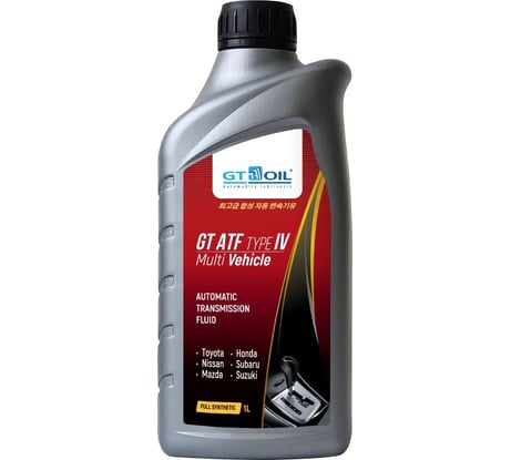 Масло ATF T-IV Multi Vehicle, 1 л GT OIL 8809059407905