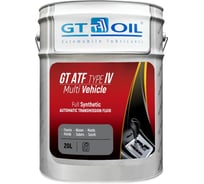 Масло ATF T-IV Multi Vehicle, 20 л GT OIL 8809059407974