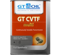 Масло CVTF Multi, 4 л GT OIL 8809059408667