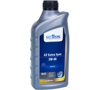 Масло Extra Synt, SAE 5W-40, API SN/CF, 1 л GT OIL 8809059407400 15984324